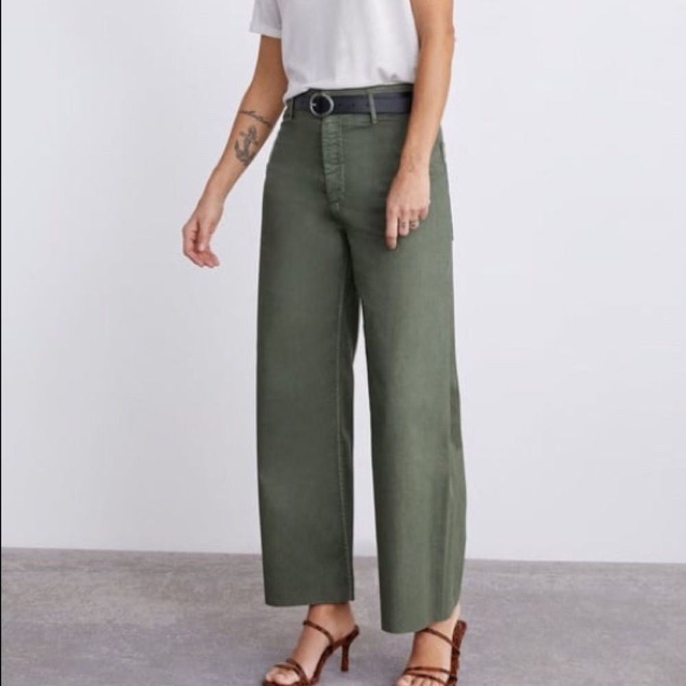 ZW PREMIUM KHAKI COATED MARINE CULOTTES